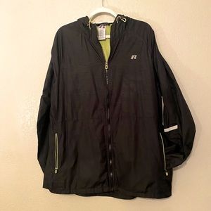 Russell • black windbreaker
